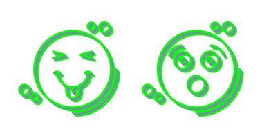 Naughty and Surprised Icon vector