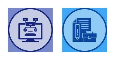 Methodology and Portfolio Icon vector