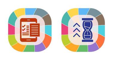 Check List and Quick Response Icon vector