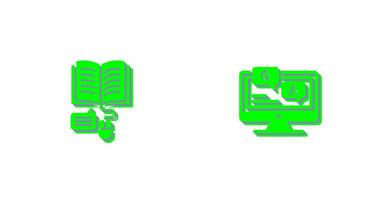 Online Learning and Faq Icon vector