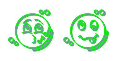 Music and Silly Icon vector