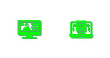 Internet and Scores Icon vector