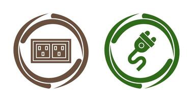 Socket and Plug Icon vector