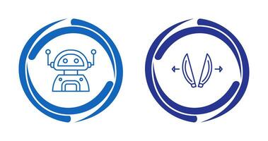 robot and playload Icon vector