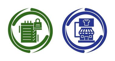 Shopping and Store Icon vector