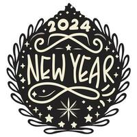 vector graphics for new year 2024 photo