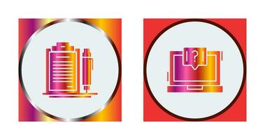 Contract and Question Icon vector