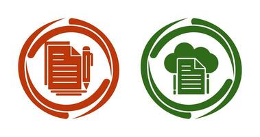 Document and File Icon vector