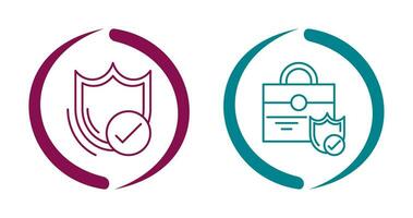 Shield and care Icon vector