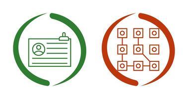 cuenta y modelo icono vector