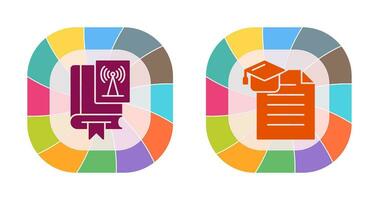Wireless and Degree Icon vector