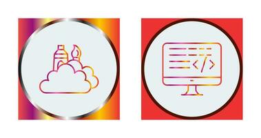creative and coding Icon vector