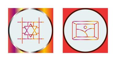 Logo Design and frame Icon vector