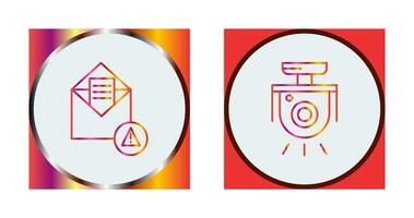 Spam and Security Camera Icon vector