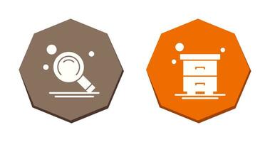 Search and Table Icon vector