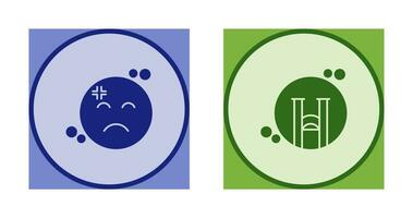 Dissapointment and Crying Icon vector