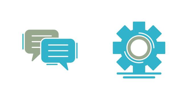 charla y ajuste icono vector