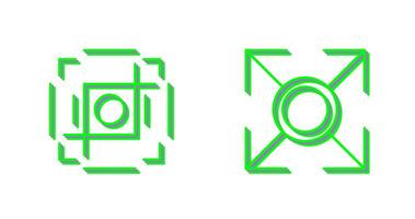 crop and expand Icon vector