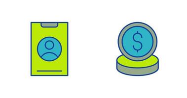 Smart Phone and Money Icon vector