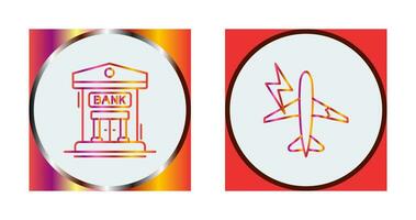 Health and Bank Icon vector