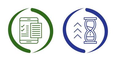 Check List and Quick Response Icon vector