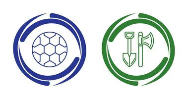 Soccer and Tools Icon vector