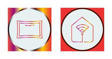 Pillow and Wifi Icon vector