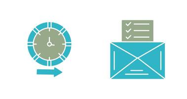 Direction and Check List Icon vector