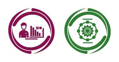 Consulting and Automated  Icon vector