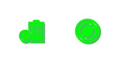 Time Planing and Loop Icon vector