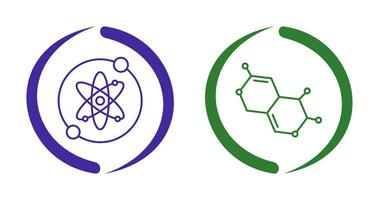 Proton and Molecule Icon vector