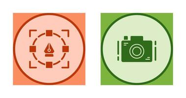 Camera and vector Icon