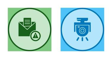 Spam and Security Camera Icon vector