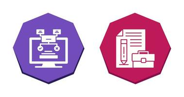 Methodology and Portfolio Icon vector