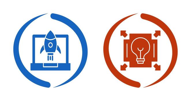 Startup and Diffusion Icon vector