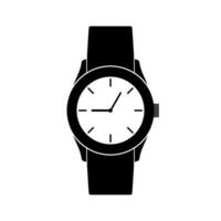 Clock icon in flat style, Business watch. Vector design element