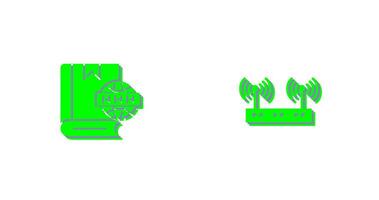 Website and Wireless Icon vector