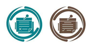 Note and Note Icon vector