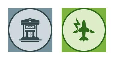 Health and Bank Icon vector