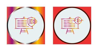 Presentation and Arrows Icon vector