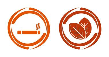 Smoking and Tobaccon Icon vector