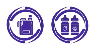 Vape and Vape Liquid Icon vector