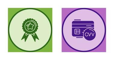 Badge and Code Icon vector