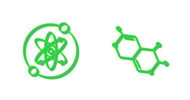 Proton and Molecule Icon vector