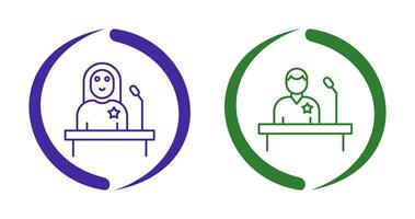 Candidate and Candidate Icon vector