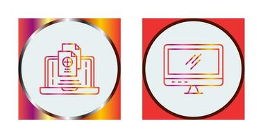 Screen and Add Icon vector