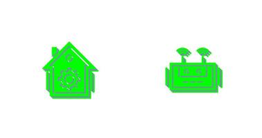 Home Automation and Router Icon vector