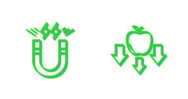 Energy and Gravity Icon vector