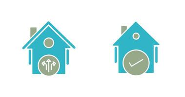 Vent and Houses Icon vector