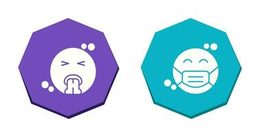 Vomit and Mask Icon vector